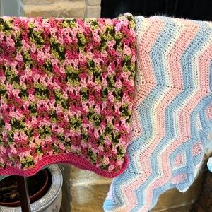 Colorful Crochet Blankets